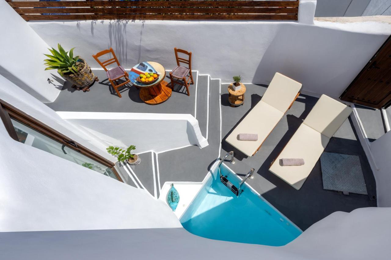 Aegean Mist Luxury Suites Megalochori  Eksteriør billede